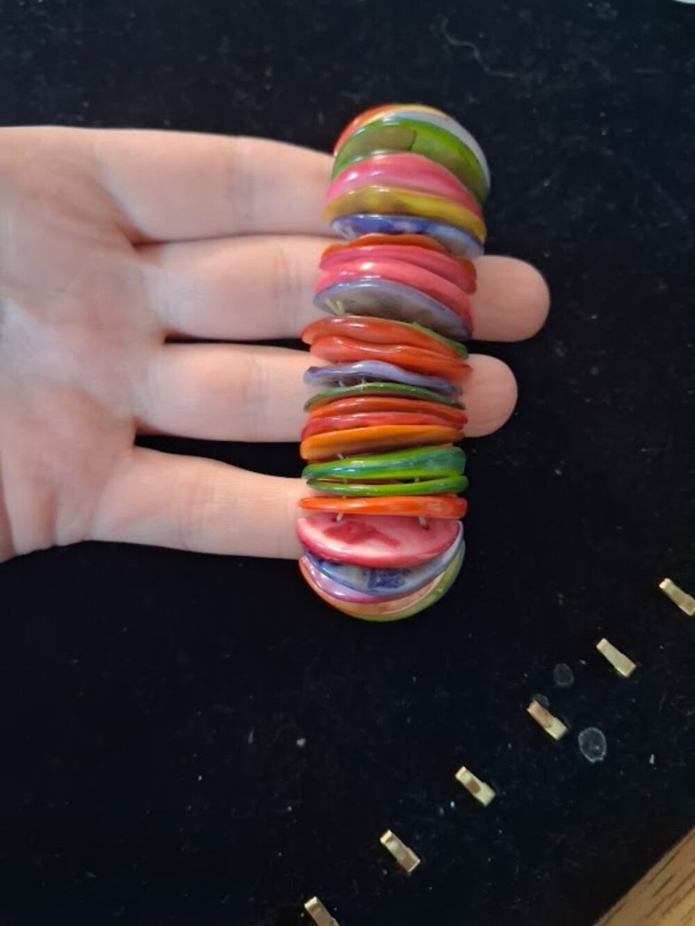Colorful stretchy bracelet
